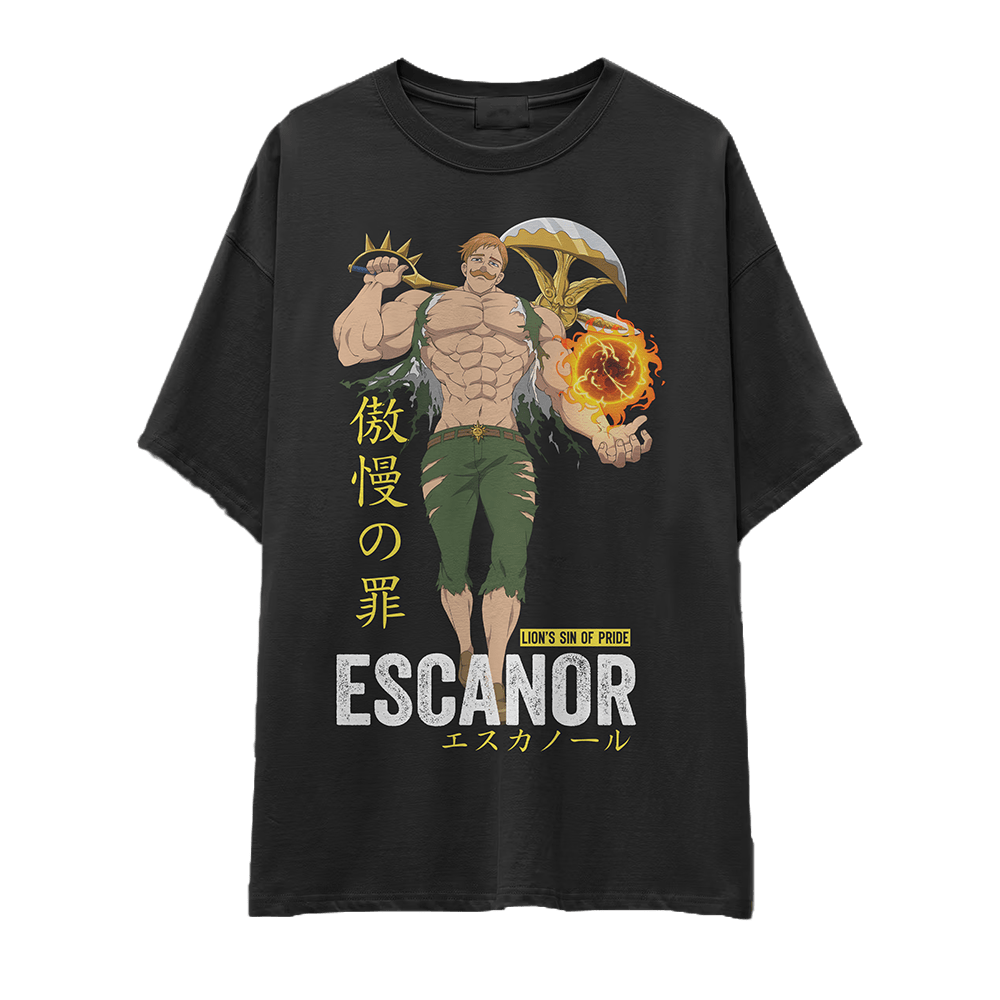 FRENTE Camiseta escanor 7 pecados capitales