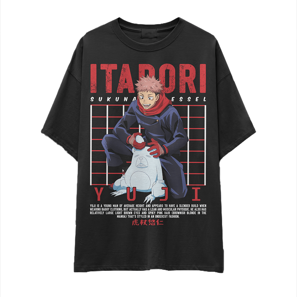 FRENTE Camiseta itadori jjk jujutsu kaisen