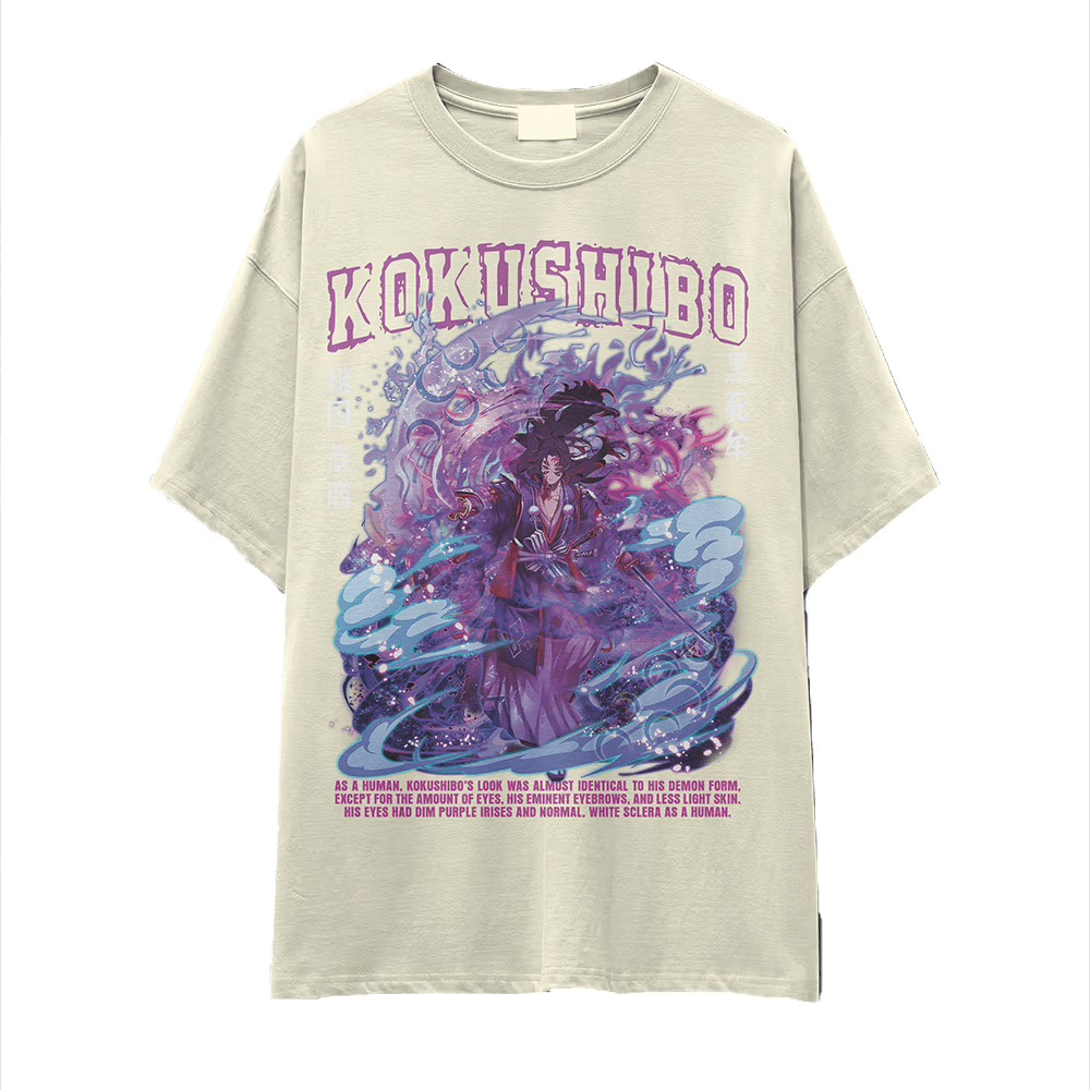 FRENTE BLANCA Camiseta kokochibou DEMON SLAYER