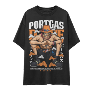 FRENTE Camiseta portgas ONE PIECE