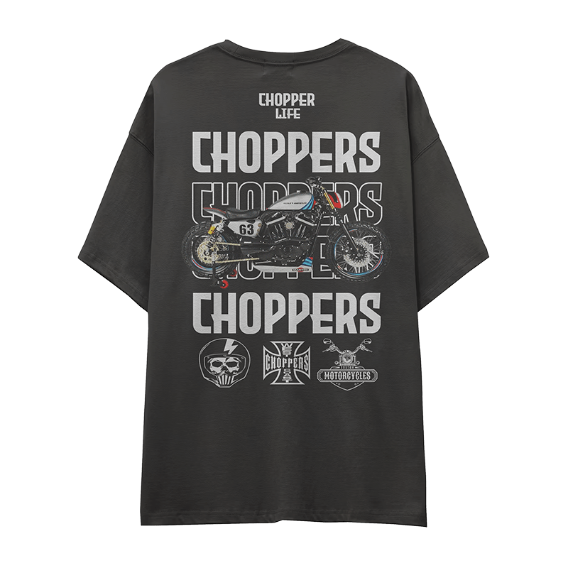 Camiseta CHOPPERS-FONDO-NEGRO-1