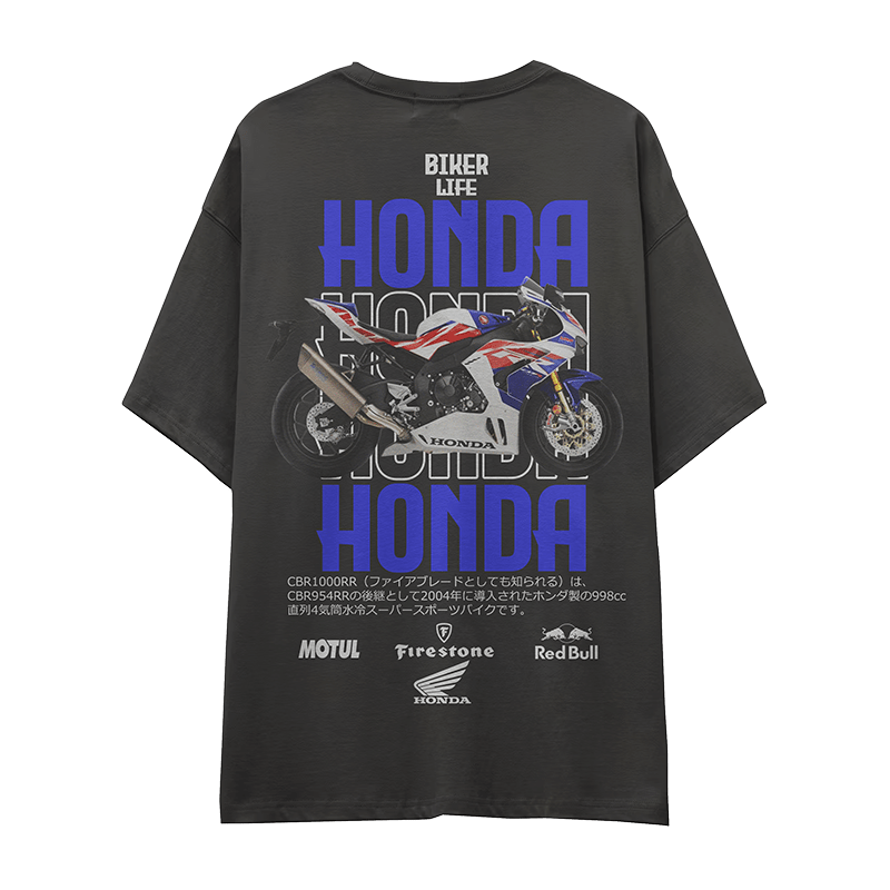 Camiseta HONDA-CBR-1000-FONDO-NEGRO-
