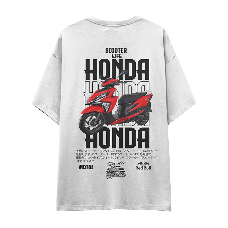 Camiseta HONDA-SCOOTER-FONDO-BLANCO-22-2