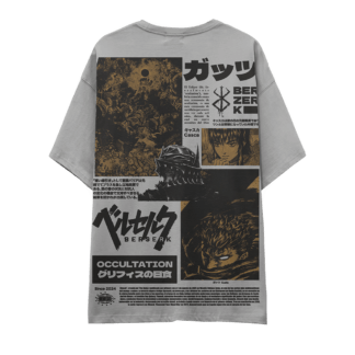 GRIS CLARO Camiseta berserk OCCULTATION