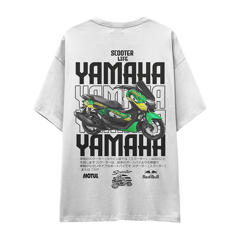 Camiseta YAMAHA-SCOOTER-FONDO-BLANCO-22-2