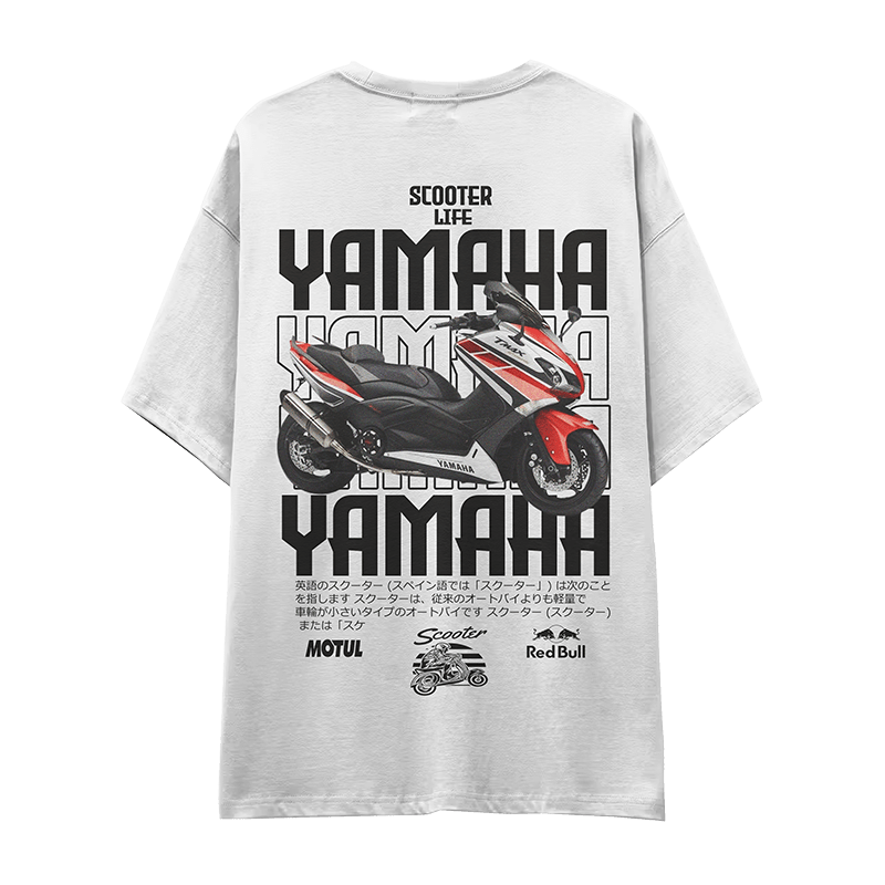 Camiseta YAMAHA-SCOOTER-FONDO-BLANCO-33-2