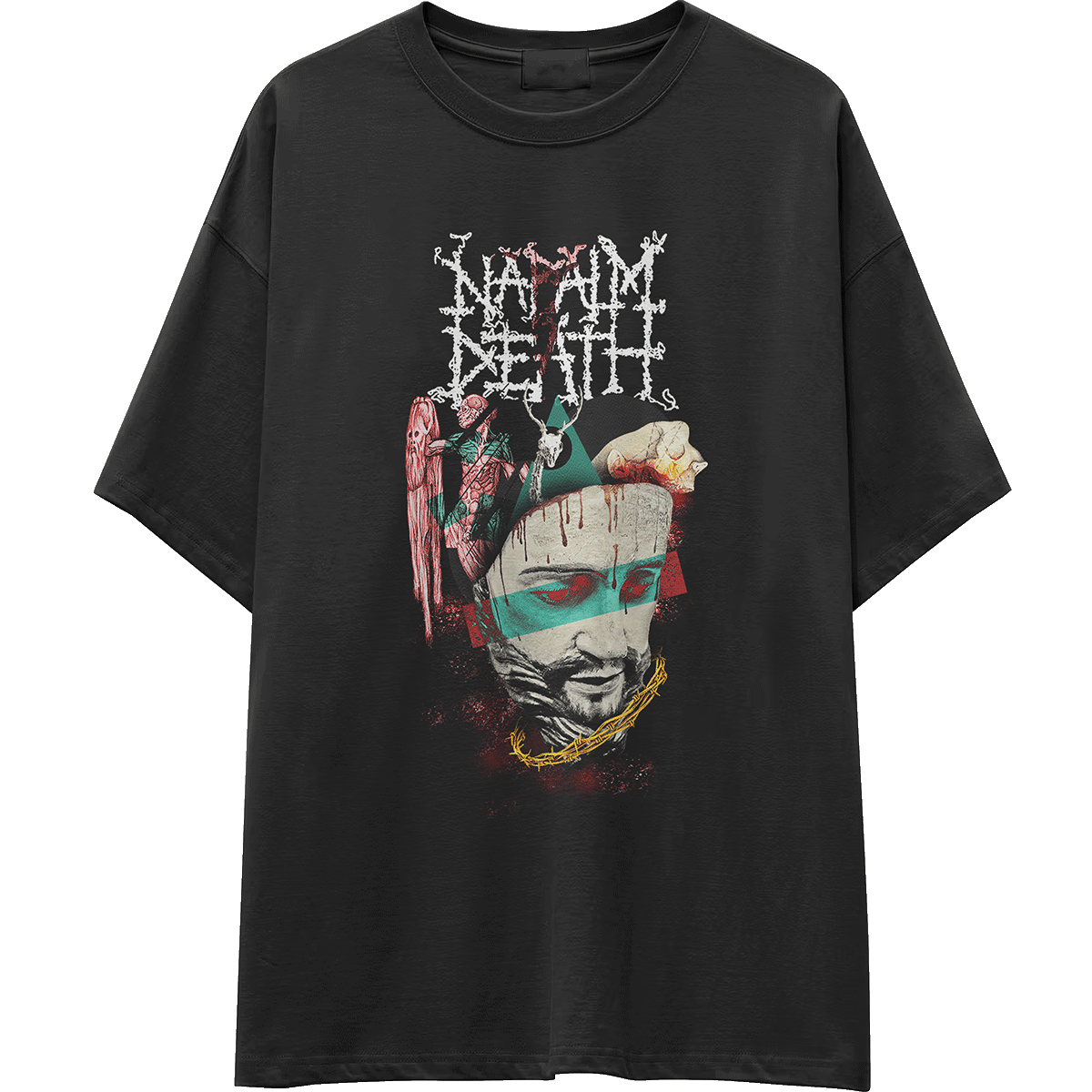 Camiseta corte tradicional metal_046