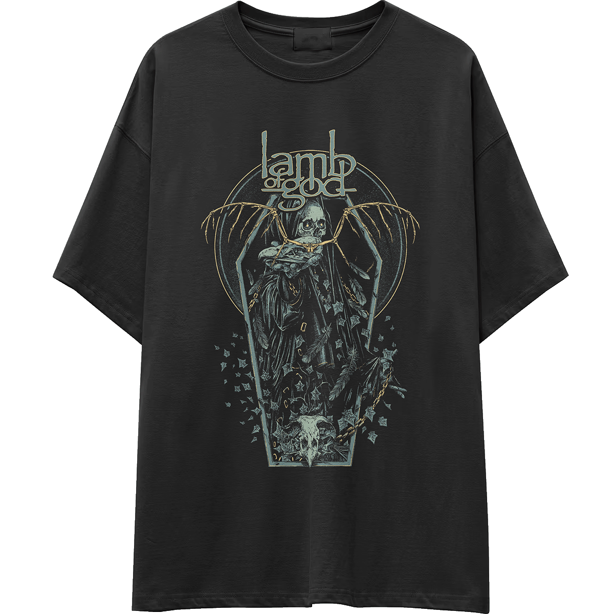Camiseta corte tradicional metal_051