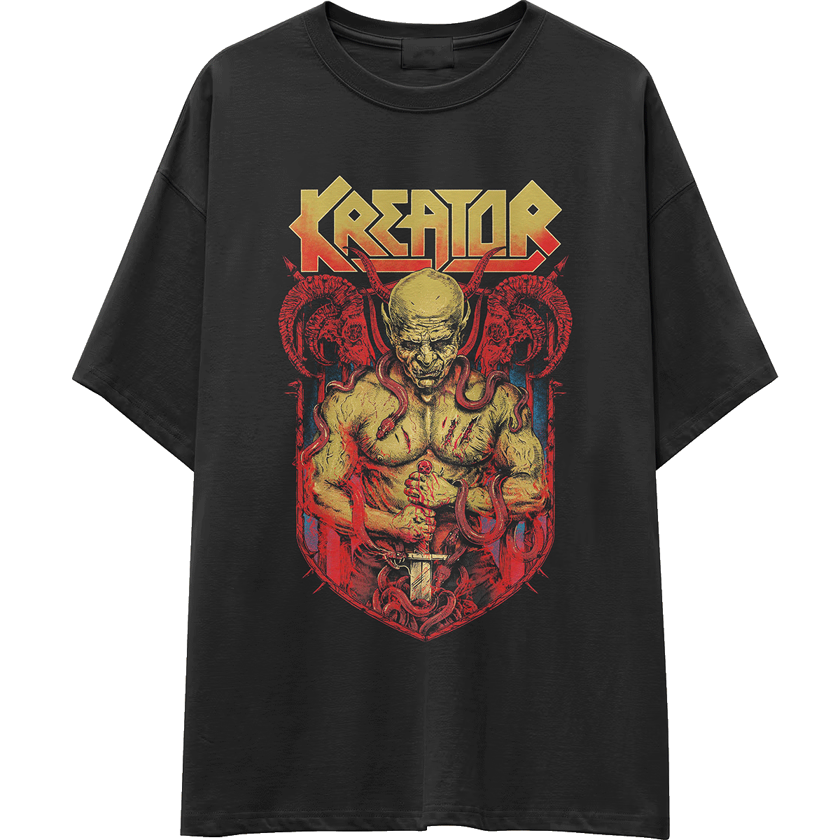 Camiseta corte tradicional metal_052