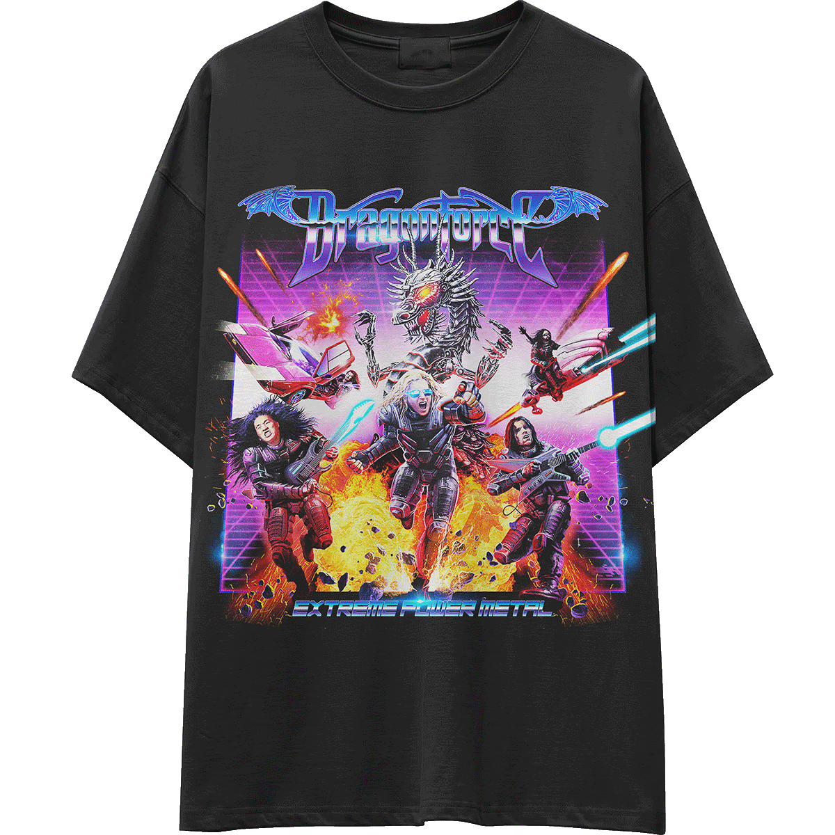 Camiseta corte tradicional metal_061