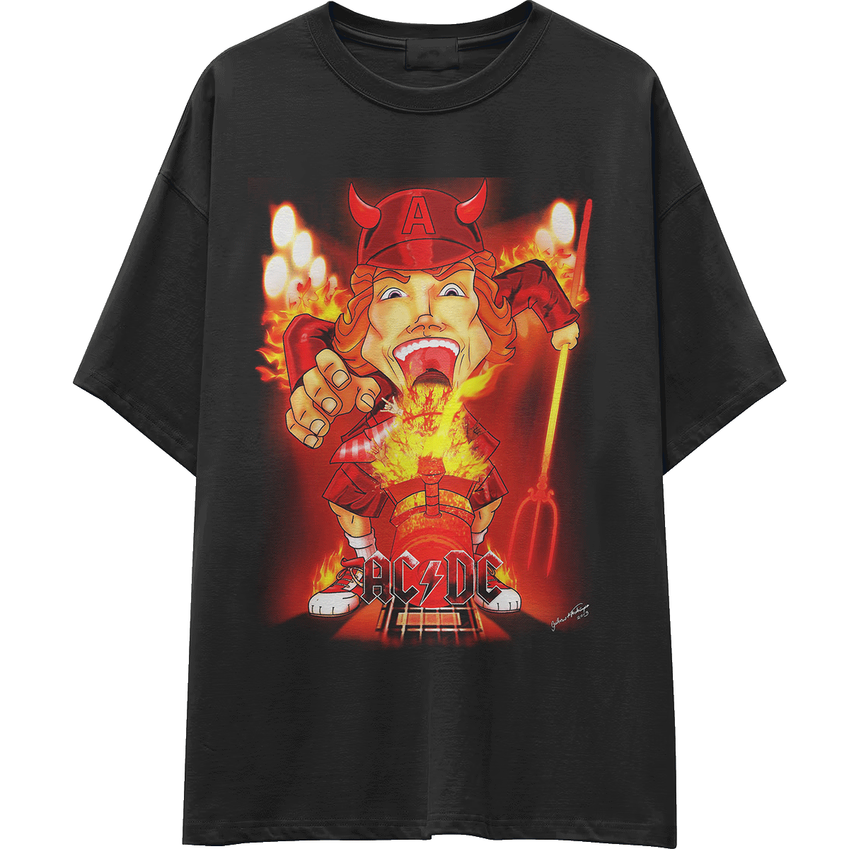 Camiseta corte tradicional metal_074