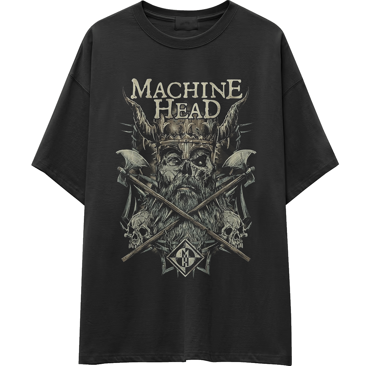 Camiseta corte tradicional metal_092