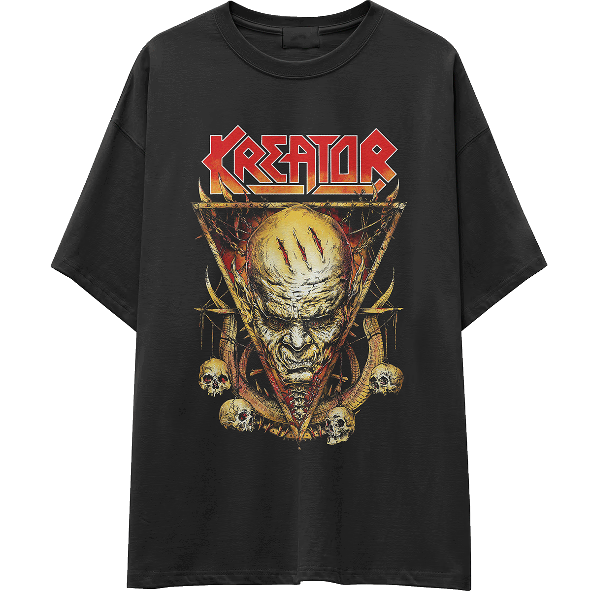Camiseta corte tradicional metal_094