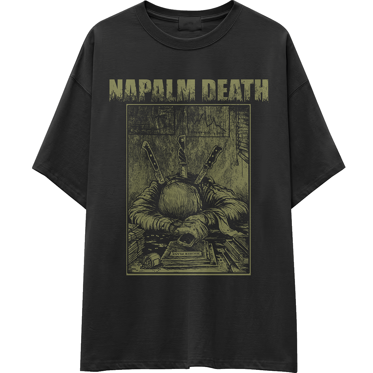 Camiseta corte tradicional metal_123