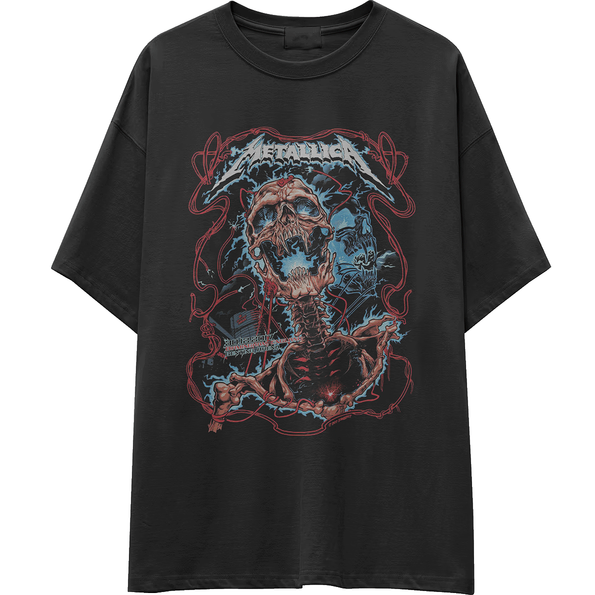 Camiseta corte tradicional metal_125