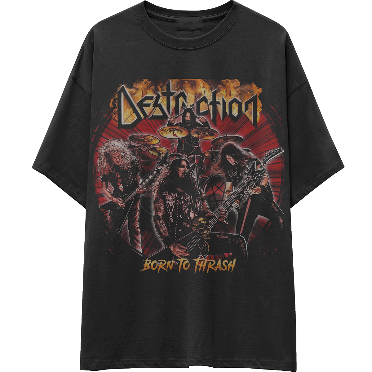 Camiseta corte tradicional metal_138