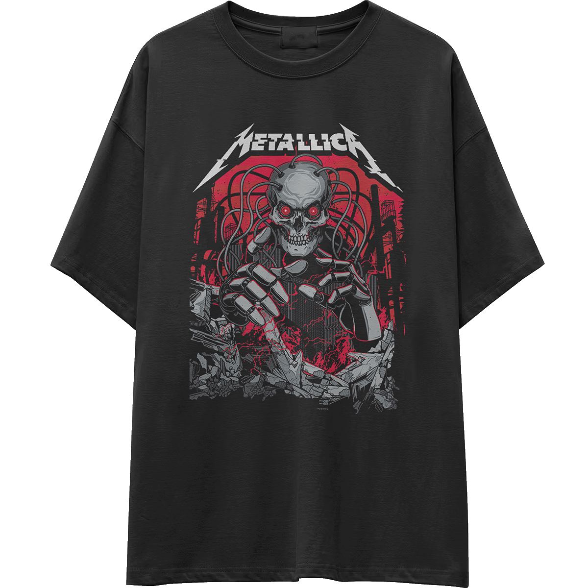 Camiseta corte tradicional metal_156