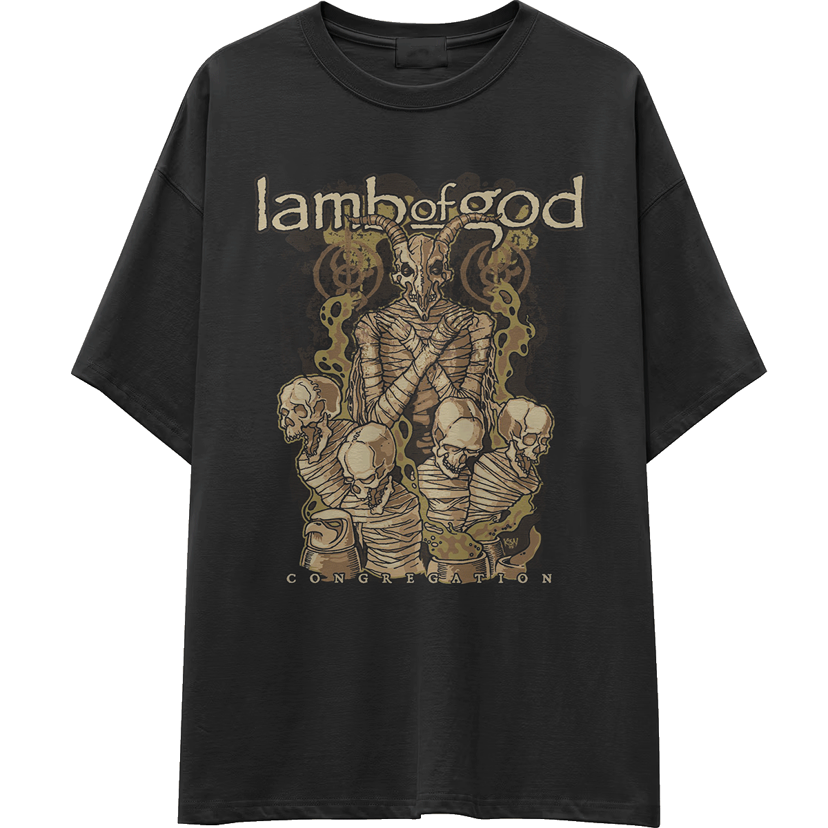 Camiseta corte tradicional metal_182