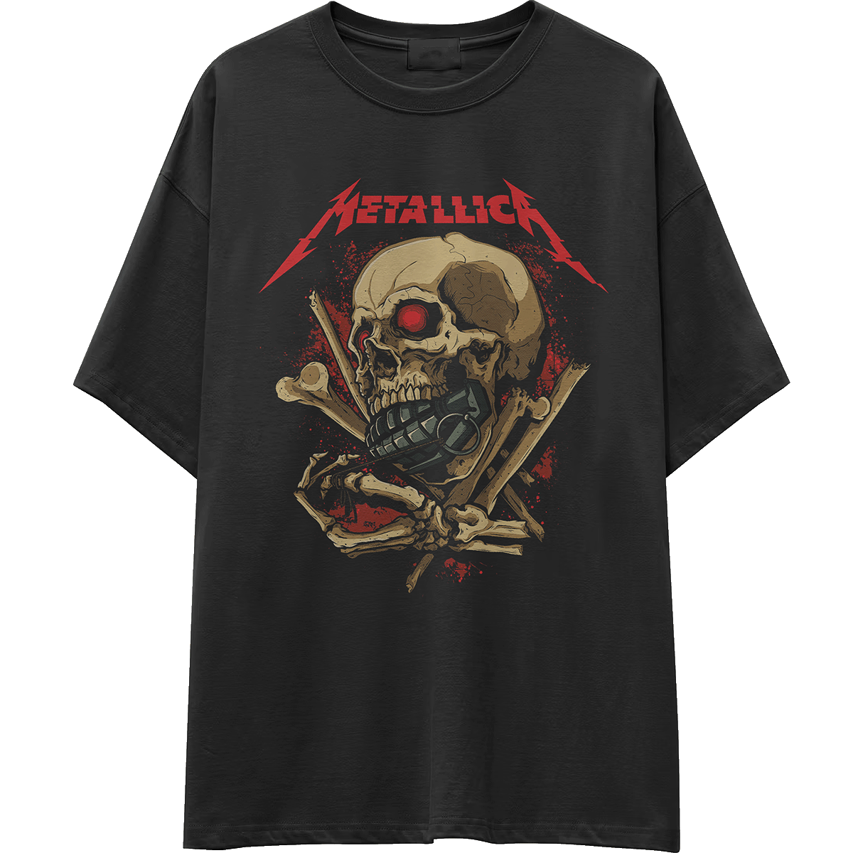 Camiseta corte tradicional metal_199