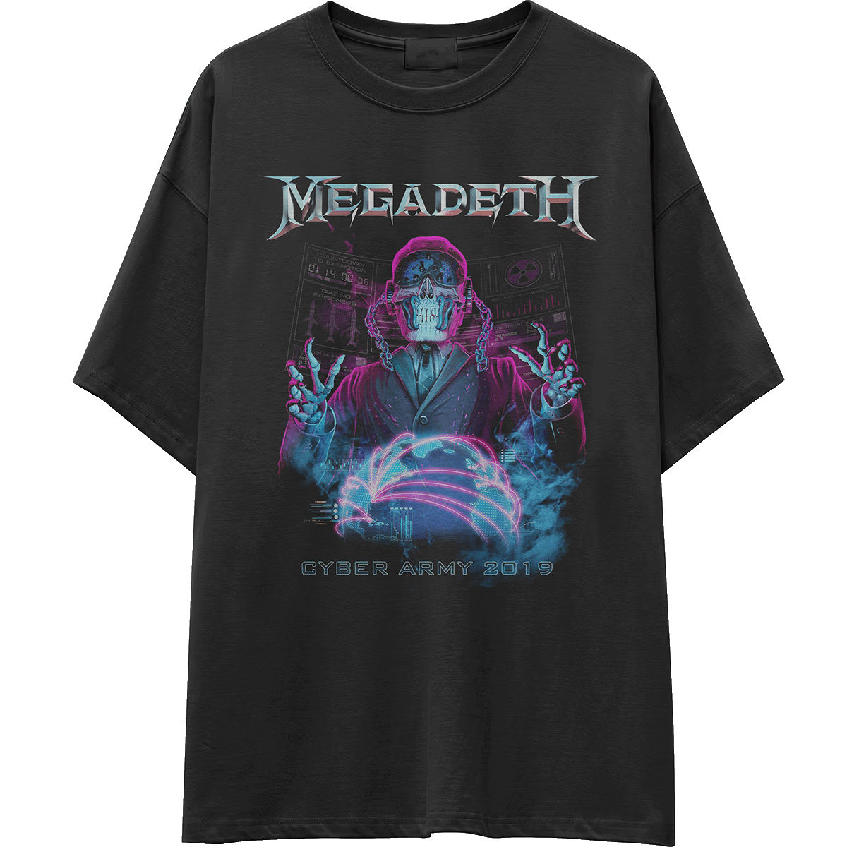 Camiseta corte tradicional metal_200