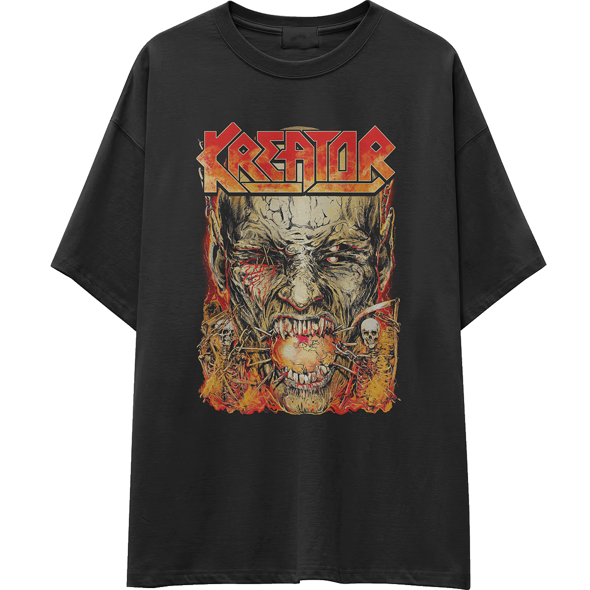 Camiseta corte tradicional metal_202