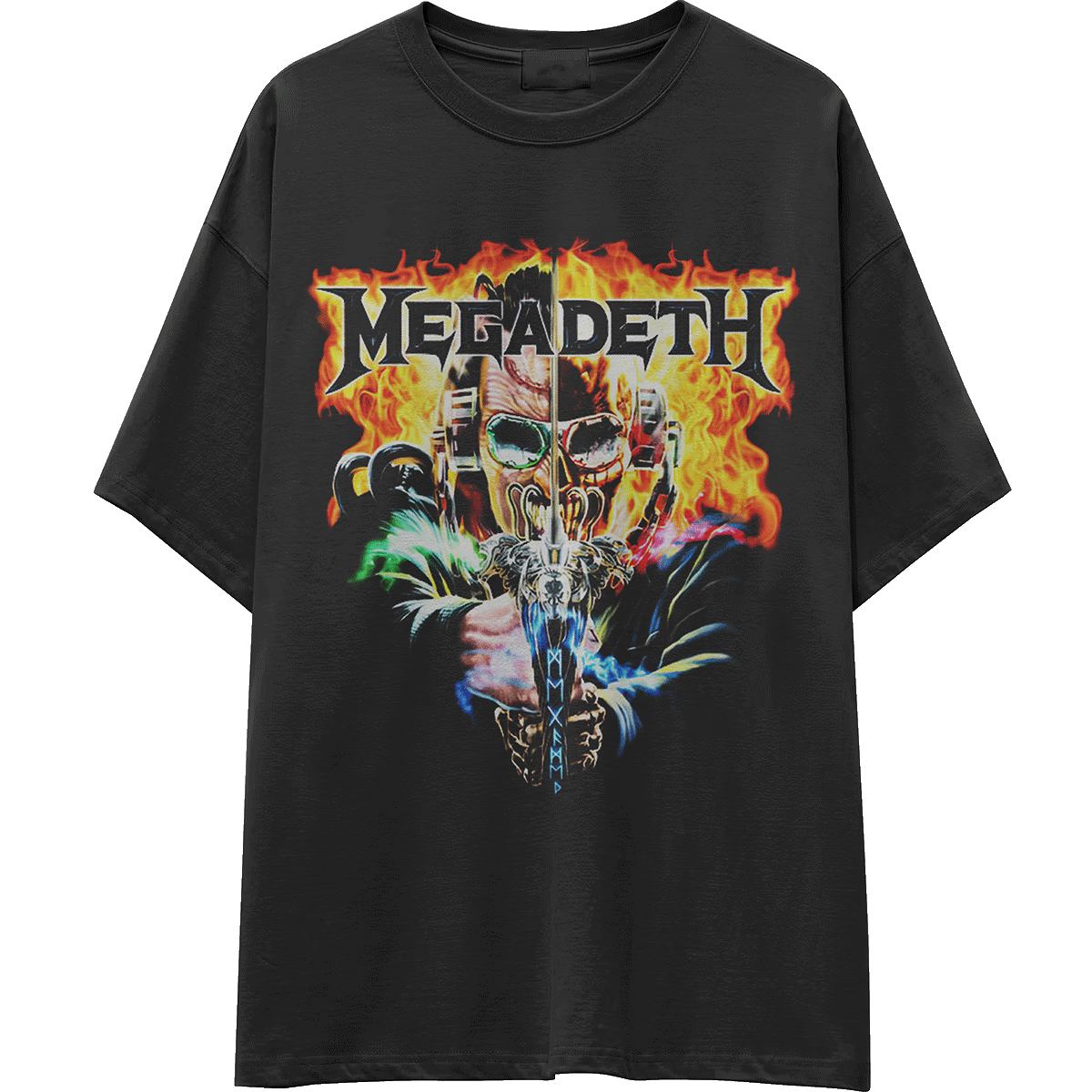 Camiseta corte tradicional metal_216
