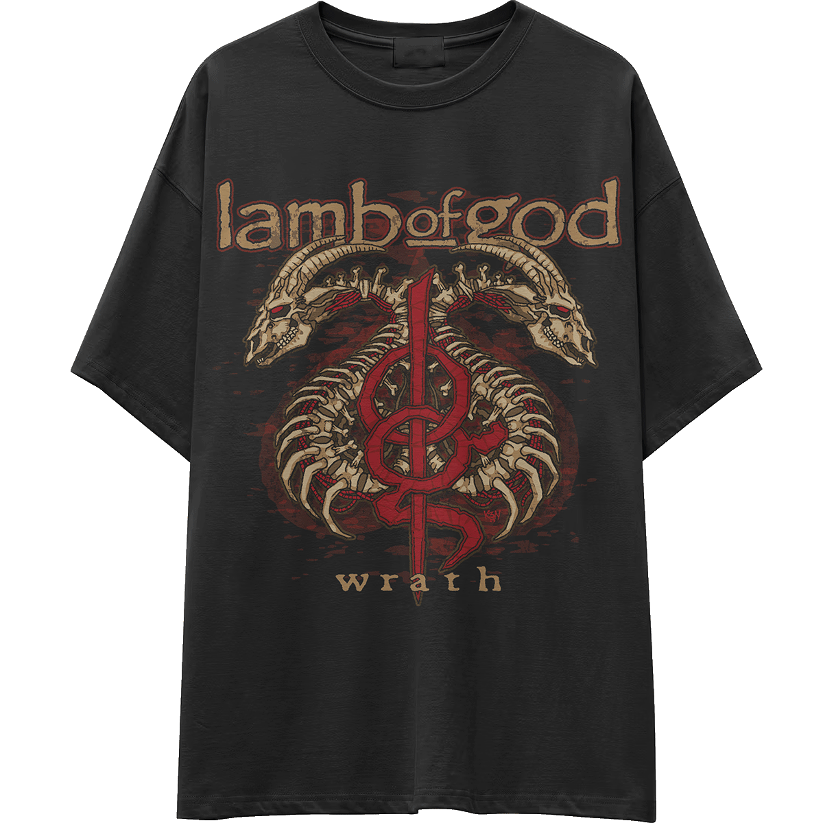 Camiseta corte tradicional metal_237
