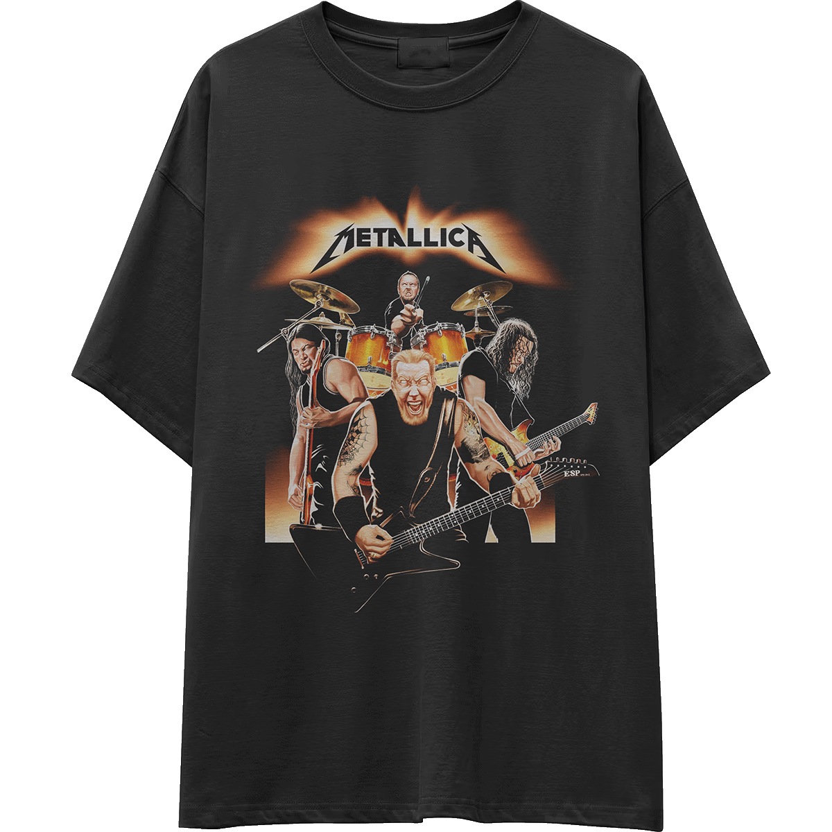 Camiseta corte tradicional metal_241