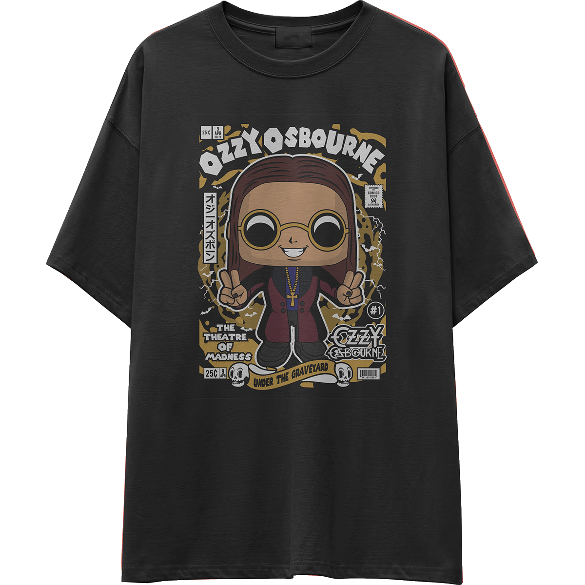 Camiseta Black-S-OZZY-2025-00089