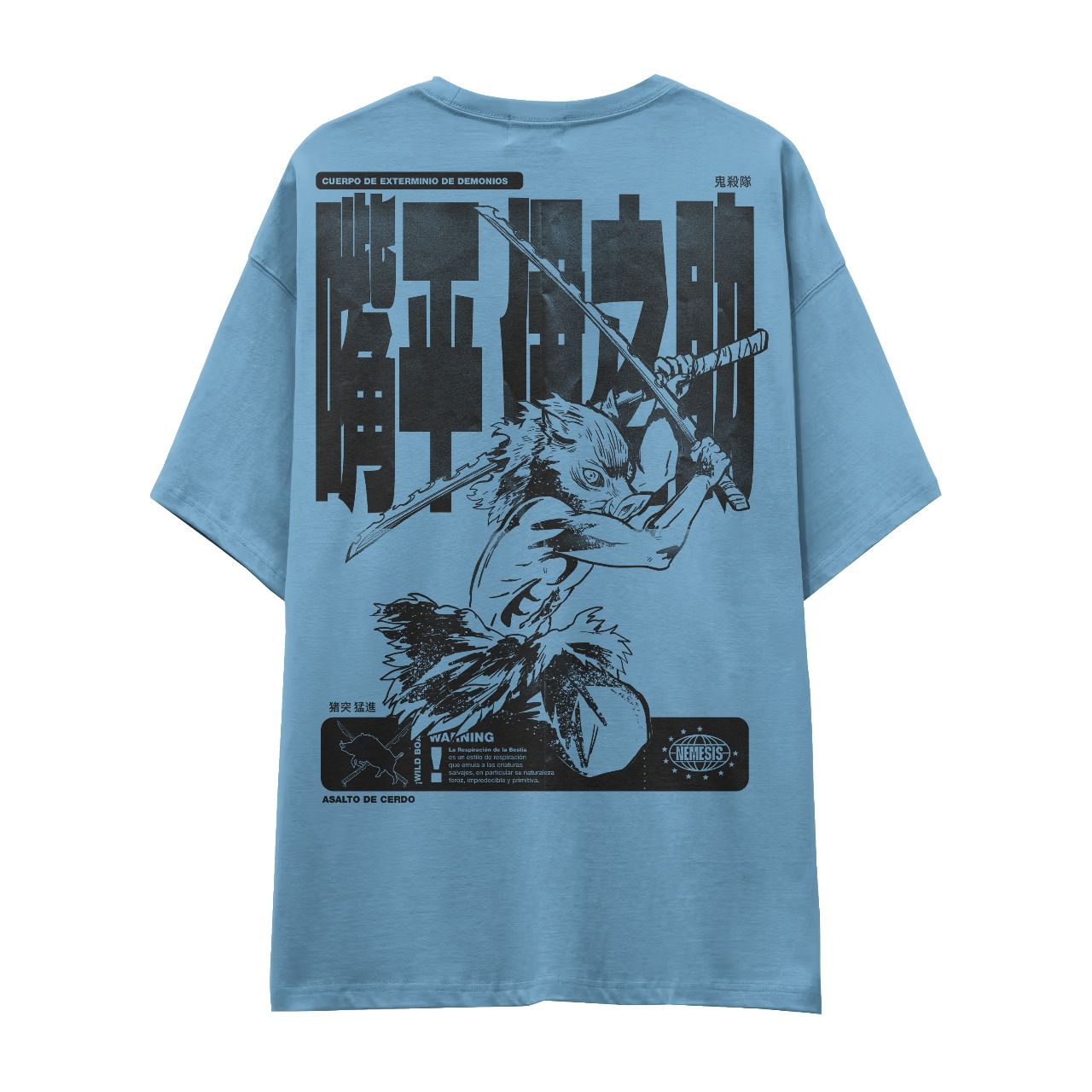 Camiseta DEMON SLAYER inosuke 1 color