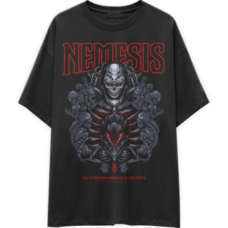 Camiseta Berserk frente calavera NEMESIS